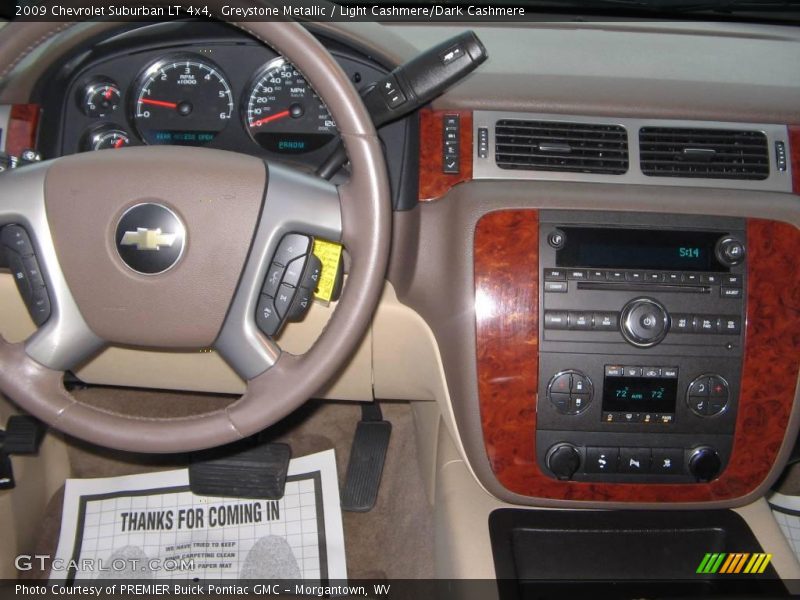 Greystone Metallic / Light Cashmere/Dark Cashmere 2009 Chevrolet Suburban LT 4x4