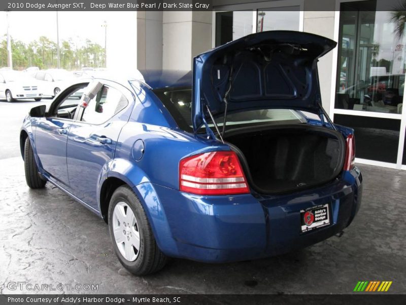 Deep Water Blue Pearl / Dark Slate Gray 2010 Dodge Avenger SXT