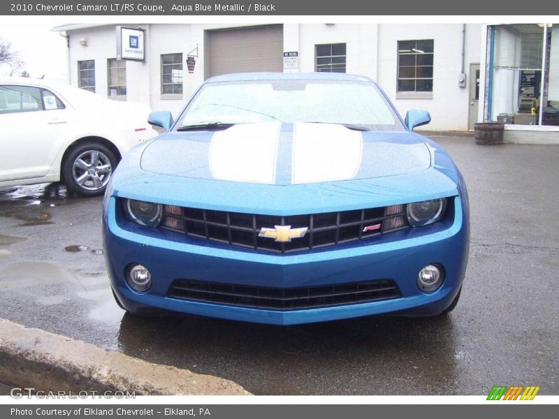 Aqua Blue Metallic / Black 2010 Chevrolet Camaro LT/RS Coupe