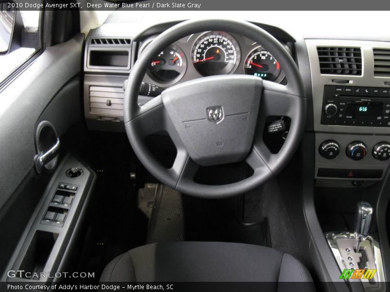 Deep Water Blue Pearl / Dark Slate Gray 2010 Dodge Avenger SXT