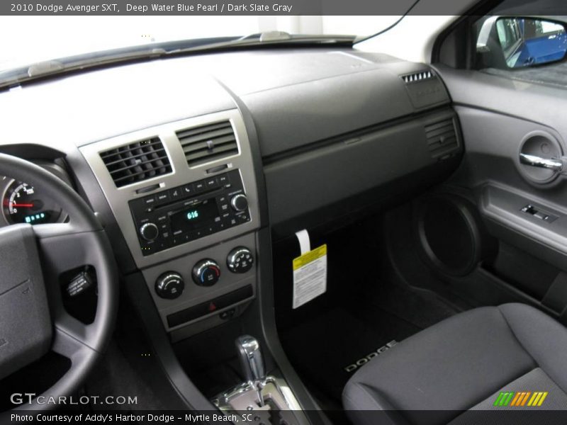 Deep Water Blue Pearl / Dark Slate Gray 2010 Dodge Avenger SXT