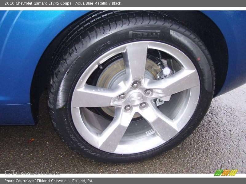 Aqua Blue Metallic / Black 2010 Chevrolet Camaro LT/RS Coupe