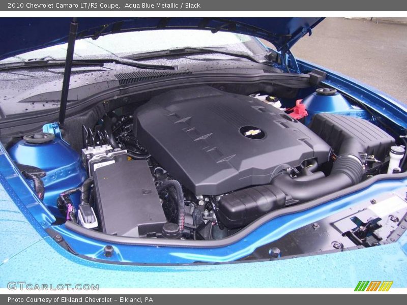 Aqua Blue Metallic / Black 2010 Chevrolet Camaro LT/RS Coupe