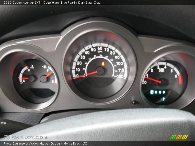 Deep Water Blue Pearl / Dark Slate Gray 2010 Dodge Avenger SXT