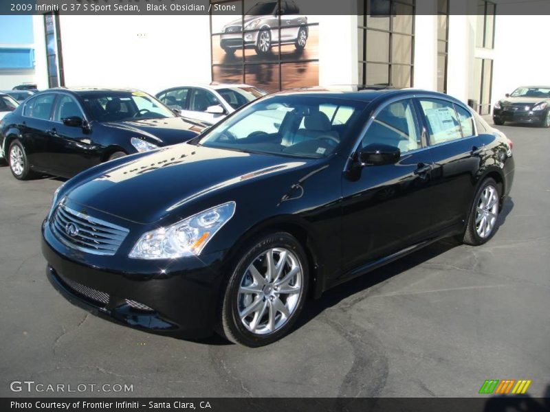 Black Obsidian / Stone 2009 Infiniti G 37 S Sport Sedan