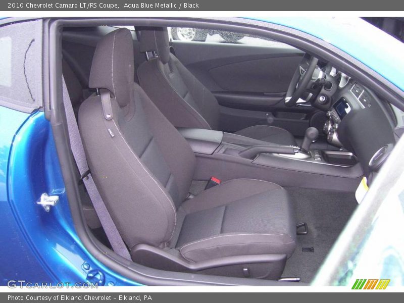 Aqua Blue Metallic / Black 2010 Chevrolet Camaro LT/RS Coupe