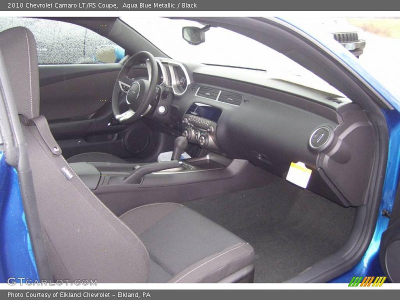 Aqua Blue Metallic / Black 2010 Chevrolet Camaro LT/RS Coupe