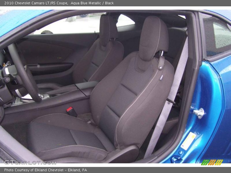 Aqua Blue Metallic / Black 2010 Chevrolet Camaro LT/RS Coupe
