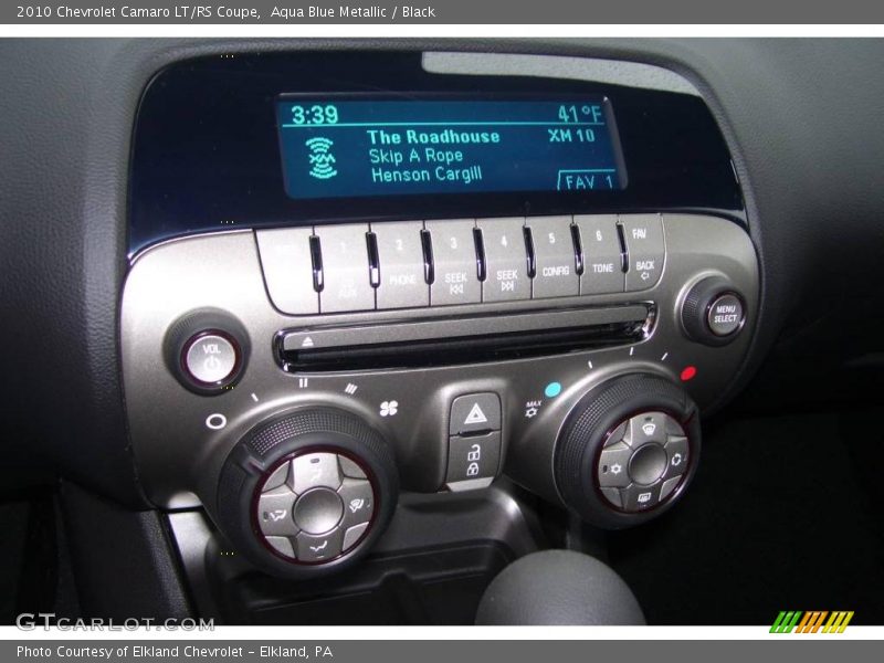 Aqua Blue Metallic / Black 2010 Chevrolet Camaro LT/RS Coupe