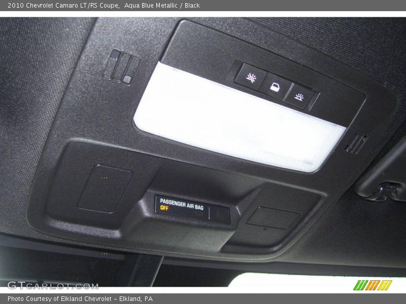 Aqua Blue Metallic / Black 2010 Chevrolet Camaro LT/RS Coupe