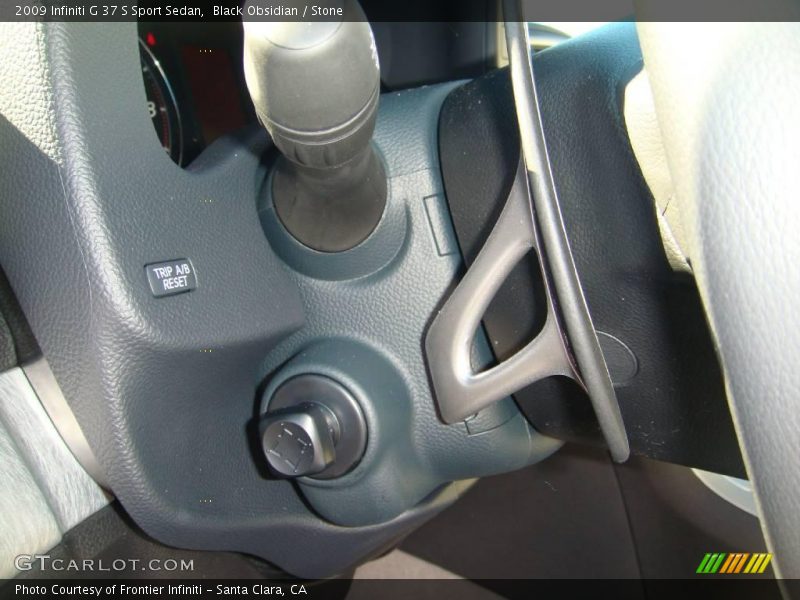 Black Obsidian / Stone 2009 Infiniti G 37 S Sport Sedan