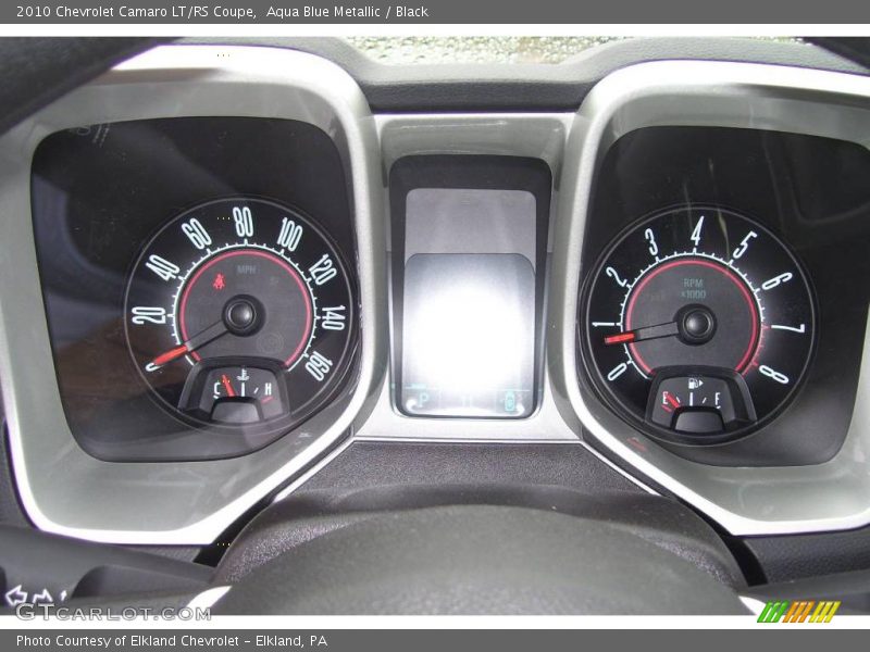 Aqua Blue Metallic / Black 2010 Chevrolet Camaro LT/RS Coupe