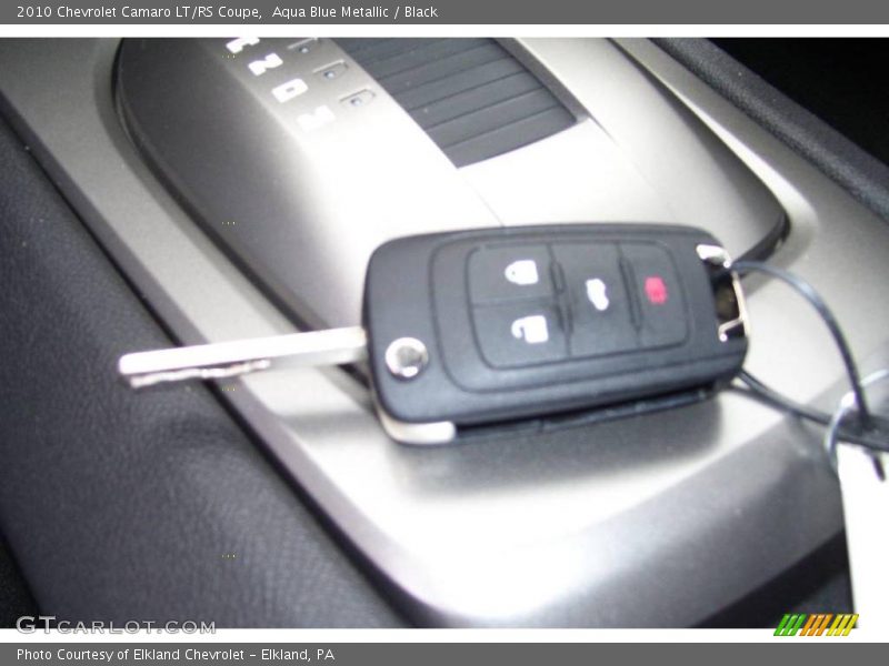 Aqua Blue Metallic / Black 2010 Chevrolet Camaro LT/RS Coupe