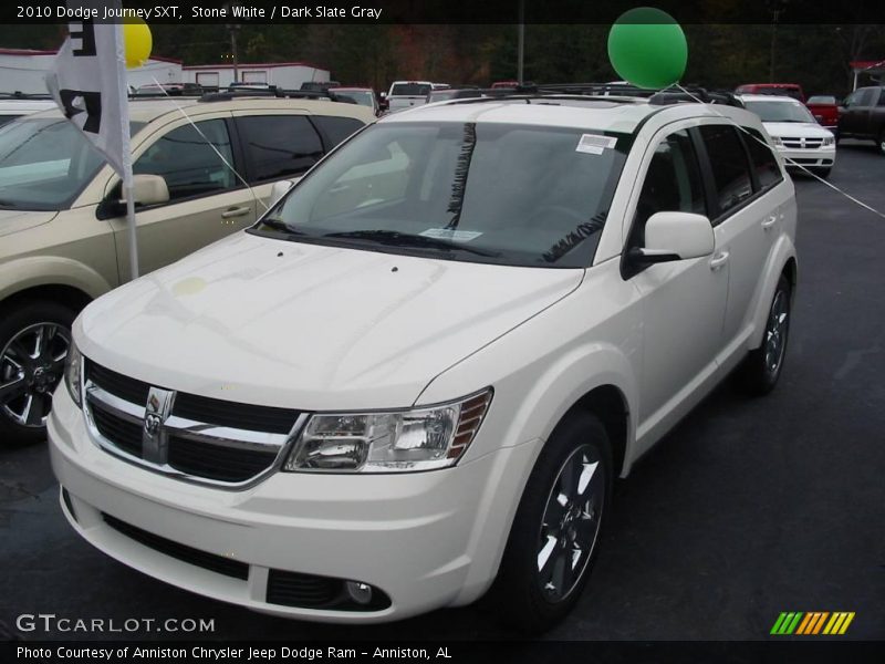 Stone White / Dark Slate Gray 2010 Dodge Journey SXT