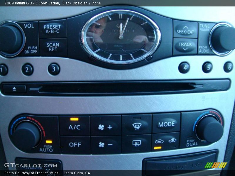 Black Obsidian / Stone 2009 Infiniti G 37 S Sport Sedan