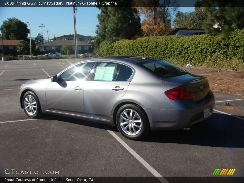 Platinum Graphite / Graphite 2009 Infiniti G 37 Journey Sedan