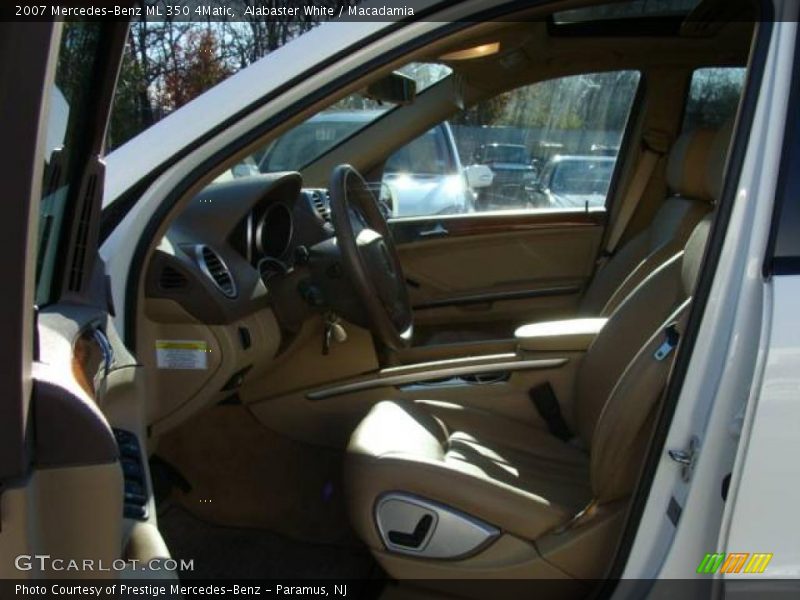 Alabaster White / Macadamia 2007 Mercedes-Benz ML 350 4Matic