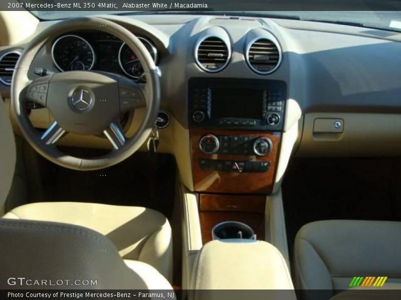 Alabaster White / Macadamia 2007 Mercedes-Benz ML 350 4Matic