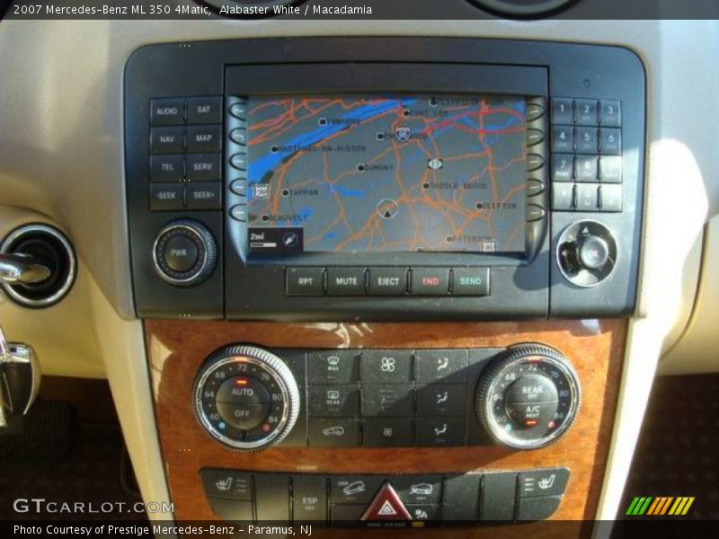 Alabaster White / Macadamia 2007 Mercedes-Benz ML 350 4Matic
