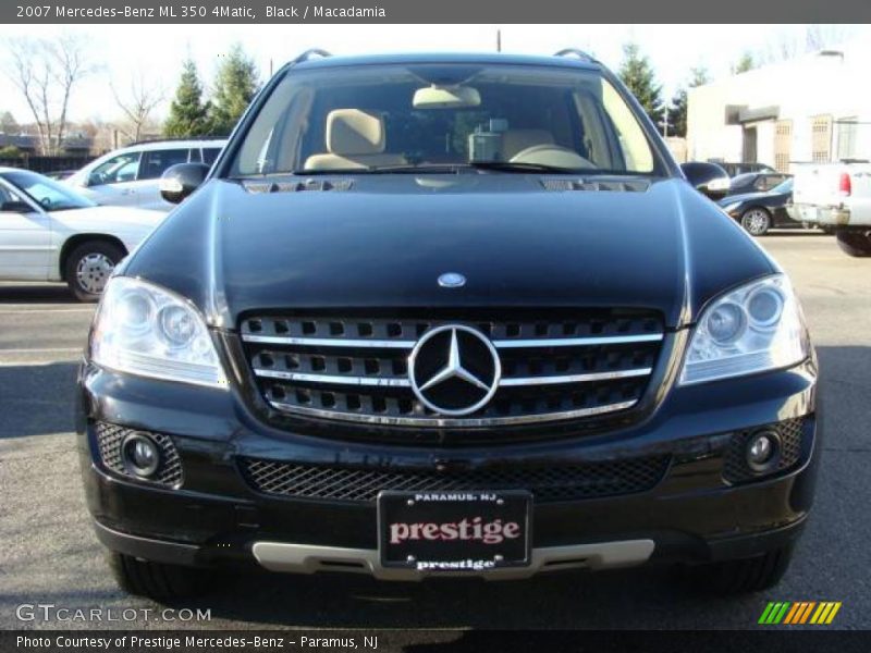 Black / Macadamia 2007 Mercedes-Benz ML 350 4Matic
