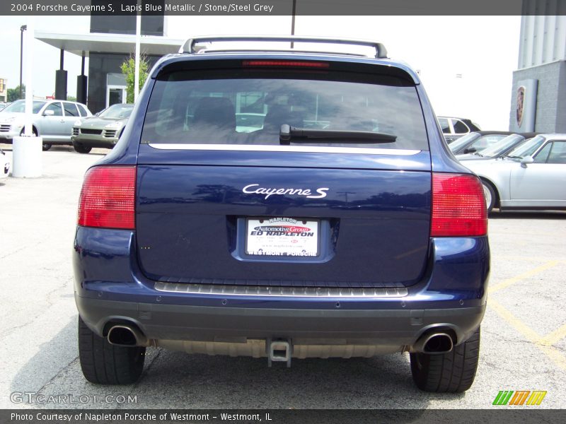 Lapis Blue Metallic / Stone/Steel Grey 2004 Porsche Cayenne S