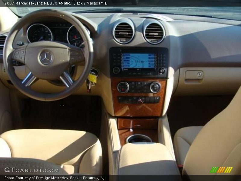 Black / Macadamia 2007 Mercedes-Benz ML 350 4Matic