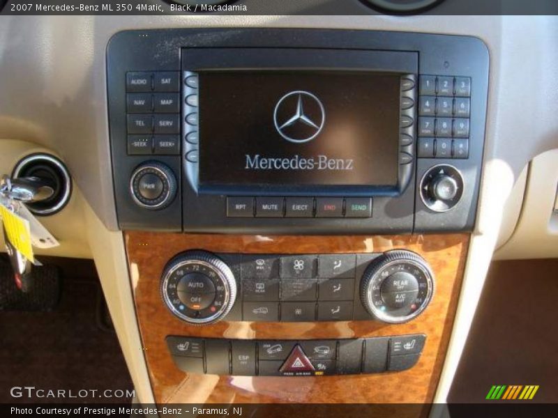 Black / Macadamia 2007 Mercedes-Benz ML 350 4Matic