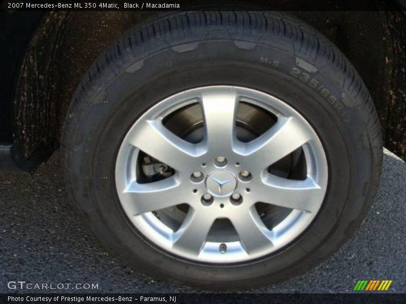 Black / Macadamia 2007 Mercedes-Benz ML 350 4Matic