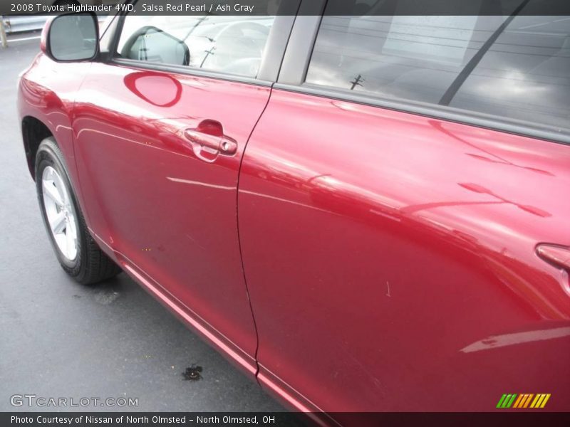 Salsa Red Pearl / Ash Gray 2008 Toyota Highlander 4WD