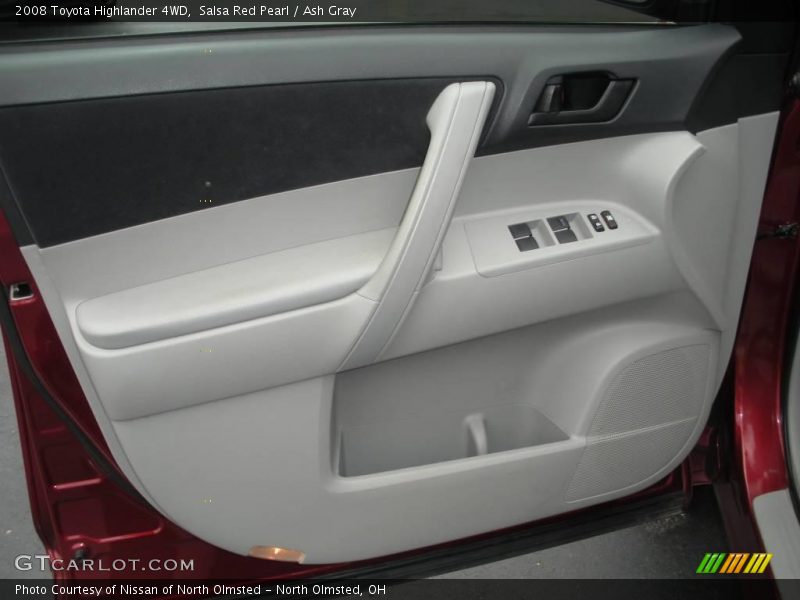 Salsa Red Pearl / Ash Gray 2008 Toyota Highlander 4WD