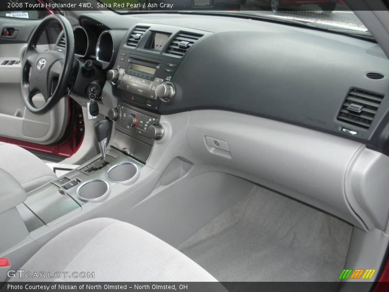 Salsa Red Pearl / Ash Gray 2008 Toyota Highlander 4WD