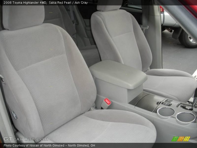 Salsa Red Pearl / Ash Gray 2008 Toyota Highlander 4WD