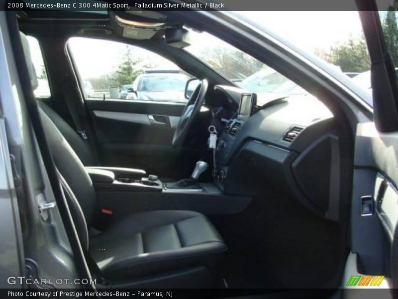 Palladium Silver Metallic / Black 2008 Mercedes-Benz C 300 4Matic Sport