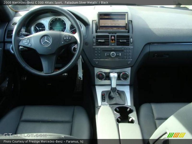 Palladium Silver Metallic / Black 2008 Mercedes-Benz C 300 4Matic Sport
