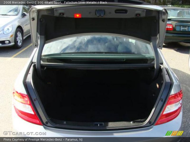 Palladium Silver Metallic / Black 2008 Mercedes-Benz C 300 4Matic Sport