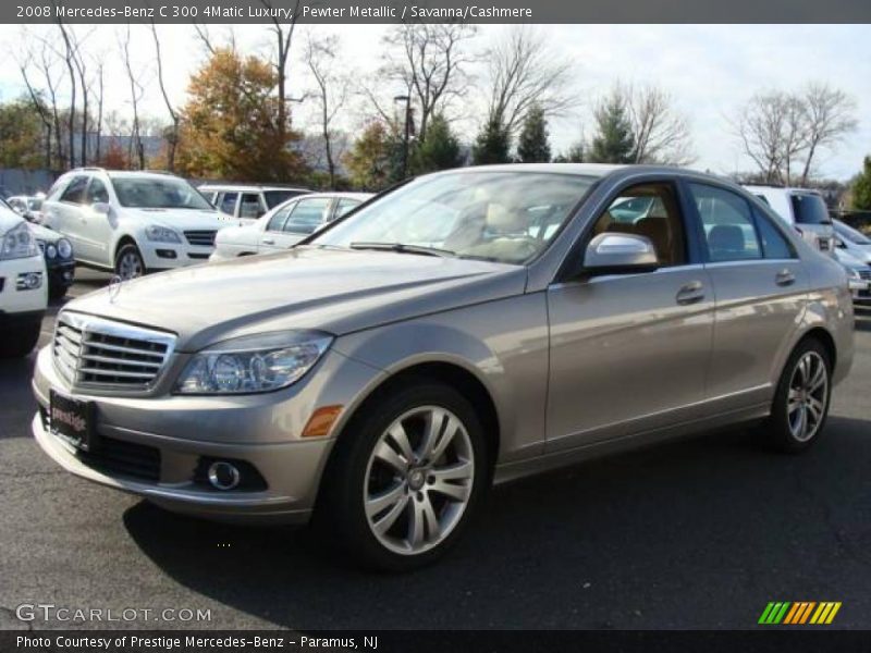 Pewter Metallic / Savanna/Cashmere 2008 Mercedes-Benz C 300 4Matic Luxury