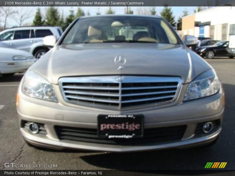 Pewter Metallic / Savanna/Cashmere 2008 Mercedes-Benz C 300 4Matic Luxury