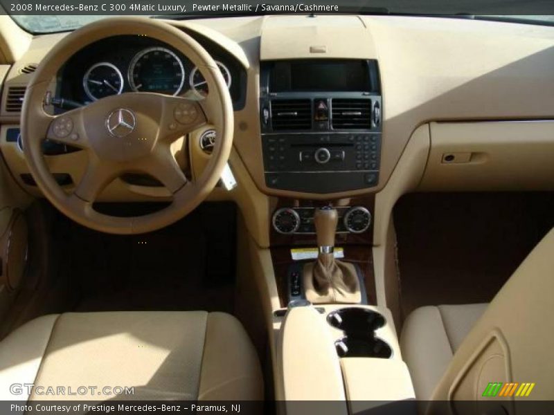 Pewter Metallic / Savanna/Cashmere 2008 Mercedes-Benz C 300 4Matic Luxury