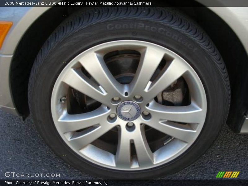 Pewter Metallic / Savanna/Cashmere 2008 Mercedes-Benz C 300 4Matic Luxury