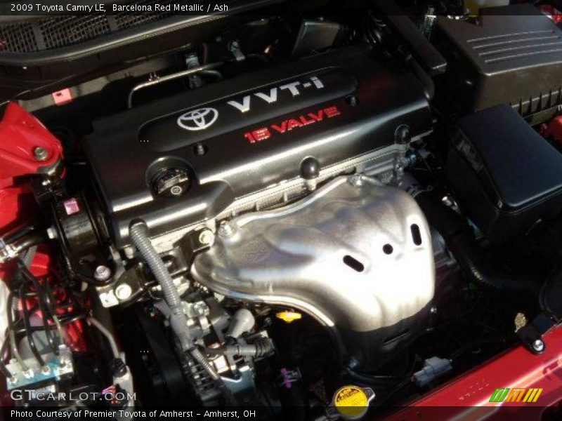 Barcelona Red Metallic / Ash 2009 Toyota Camry LE