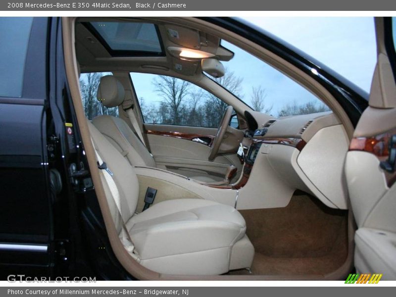 Black / Cashmere 2008 Mercedes-Benz E 350 4Matic Sedan