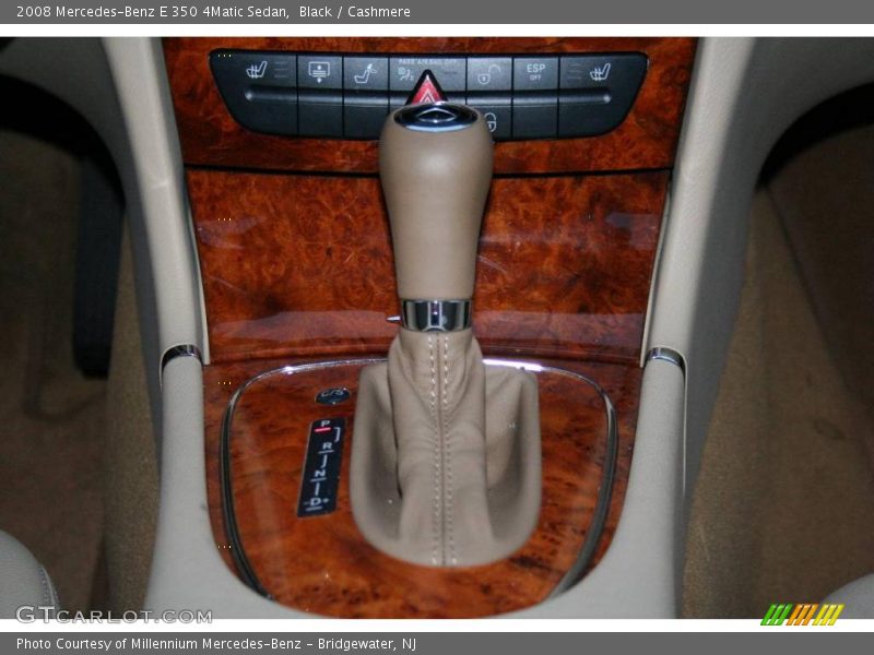 Black / Cashmere 2008 Mercedes-Benz E 350 4Matic Sedan