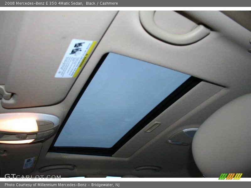 Black / Cashmere 2008 Mercedes-Benz E 350 4Matic Sedan