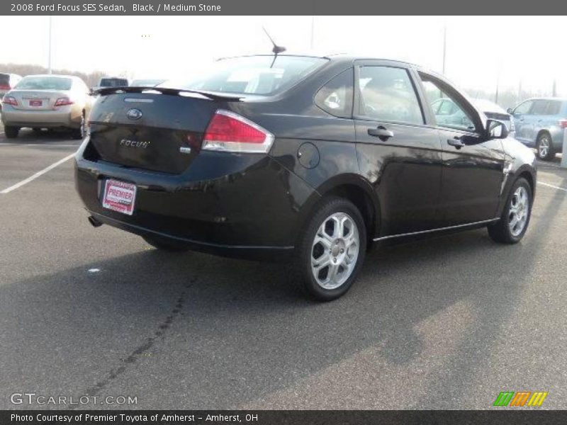 Black / Medium Stone 2008 Ford Focus SES Sedan
