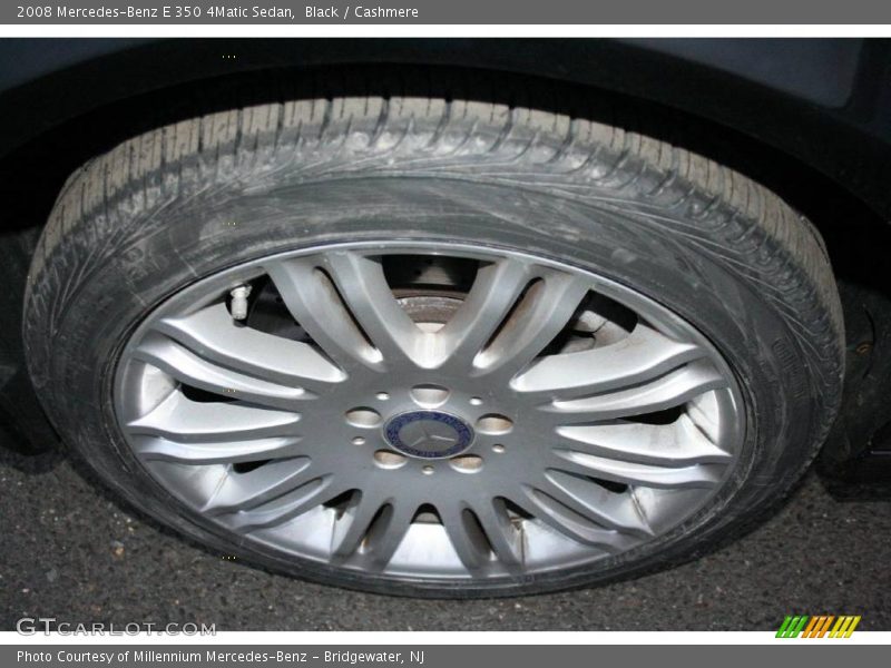 Black / Cashmere 2008 Mercedes-Benz E 350 4Matic Sedan