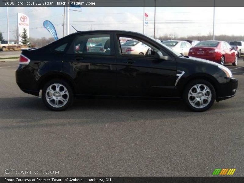 Black / Medium Stone 2008 Ford Focus SES Sedan