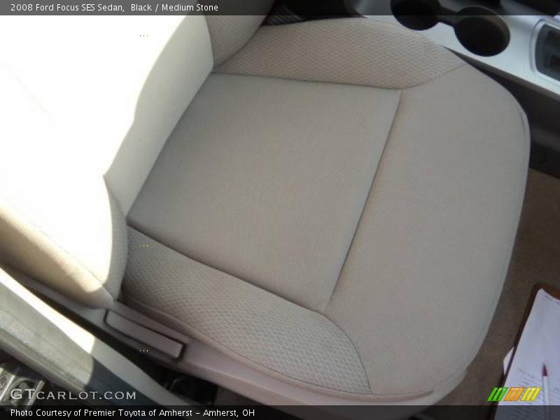 Black / Medium Stone 2008 Ford Focus SES Sedan