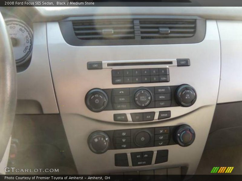 Black / Medium Stone 2008 Ford Focus SES Sedan