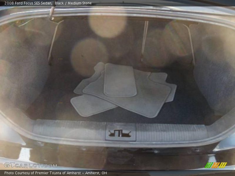 Black / Medium Stone 2008 Ford Focus SES Sedan