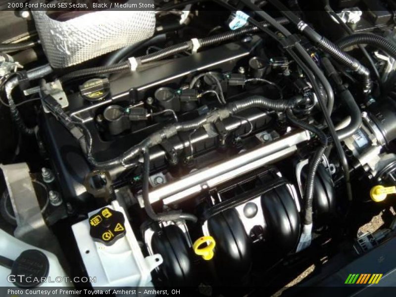 Black / Medium Stone 2008 Ford Focus SES Sedan